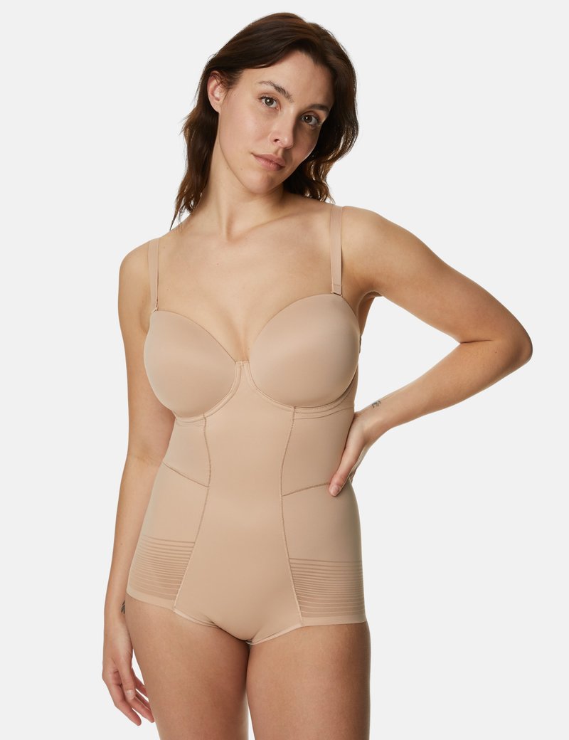Marks & Spencer FIRM STRIPE BODY Shapewear rose quartz/nude