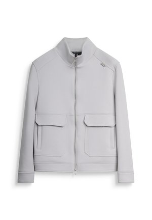 REGULAR FIT - Sweater met rits - light grey