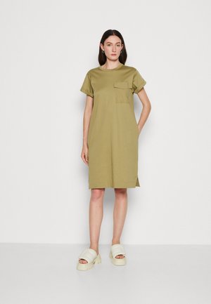 Mos Mosh MARA PREMIUM DRESS - Φόρεμα από ζέρσεϊ - aloe