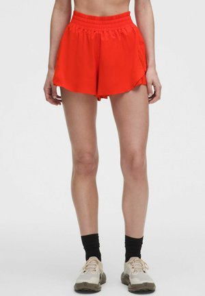 lululemon SHAKE IT OUT HIGH-RISE RUN 6CM - Kurze Sporthose - cherry ember