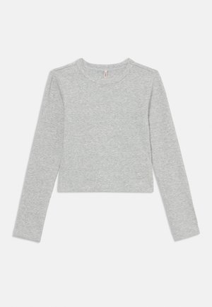 KOGBINA LIFE LONG SLEEVE O NECK - Långärmad tröja - light grey melange