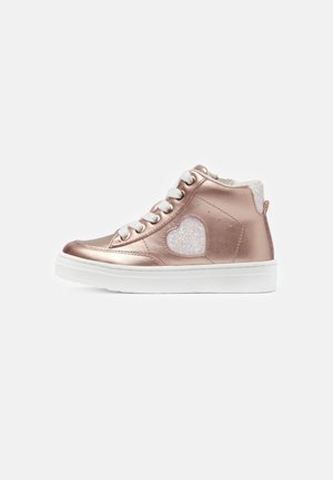 Sneakers hoog - rose gold