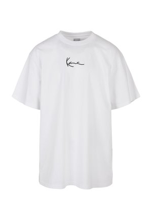 Karl Kani, SMALL SIGNATURE TEE - Trükipildiga T-särk - white