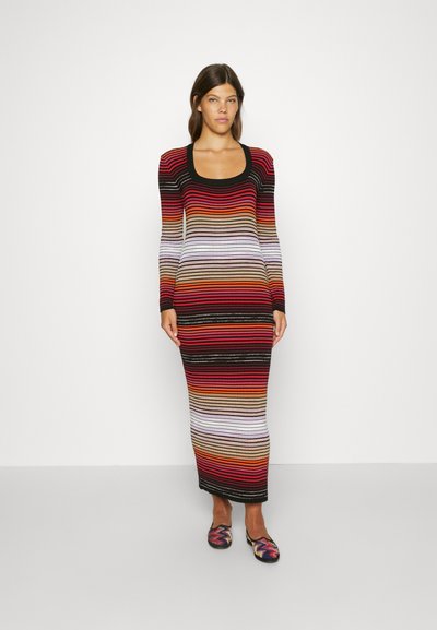 Missoni DRESS - Rochie maxi - multicolor/red/white/black
