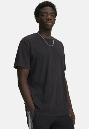 SHORT-SLEEVE GRAPH CURRY ICDAT TEE - T-shirt basique - black