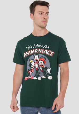 Cotton Soul, ANIMANIACS/ITS TIME FOR - T-Shirt print - dark green