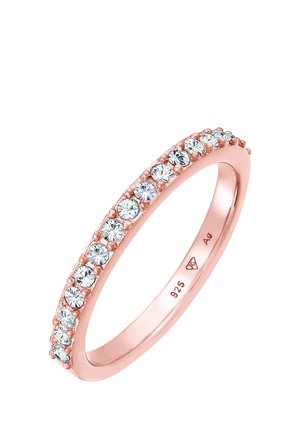 SPARKLING BASIC - MIT KRISTALLEN VON SWAROVSKI® - Prsteň - rose gold-coloured