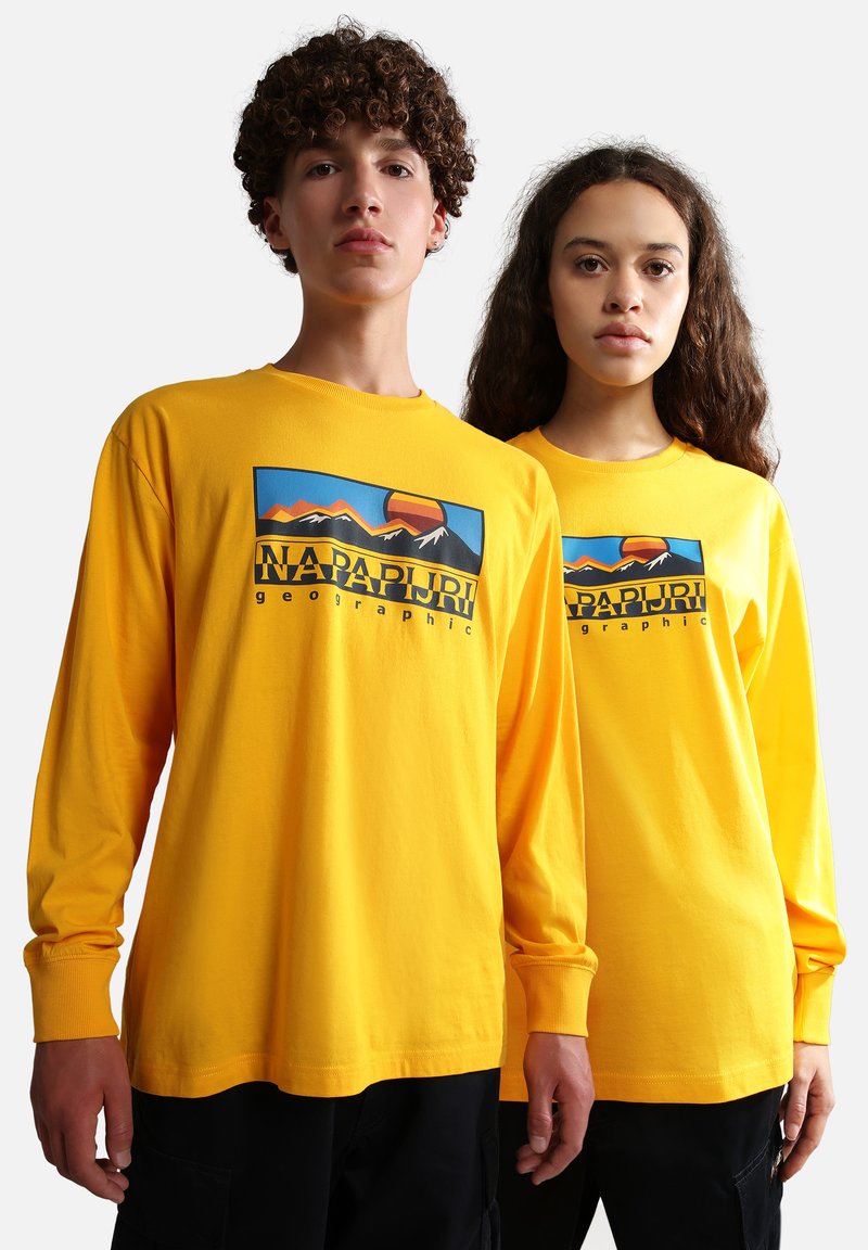 Napapijri SUZE - T-shirt à manches longues - blu marine/bleu marine