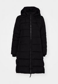 GAP LOGO LONG PUFFER COAT - Vinterkåpe / -frakk - black