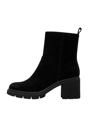 Tamaris, STIEFELETTE - Platform ankle boots - black