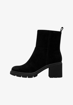 Tamaris, STIEFELETTE - Platform ankle boots - black