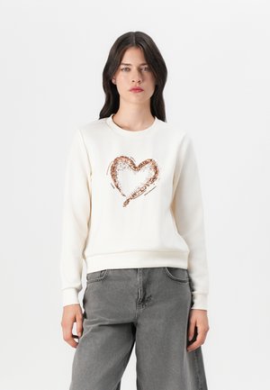 ONLY ONLMARCY O NECK - Sweatshirt - cloud dancer