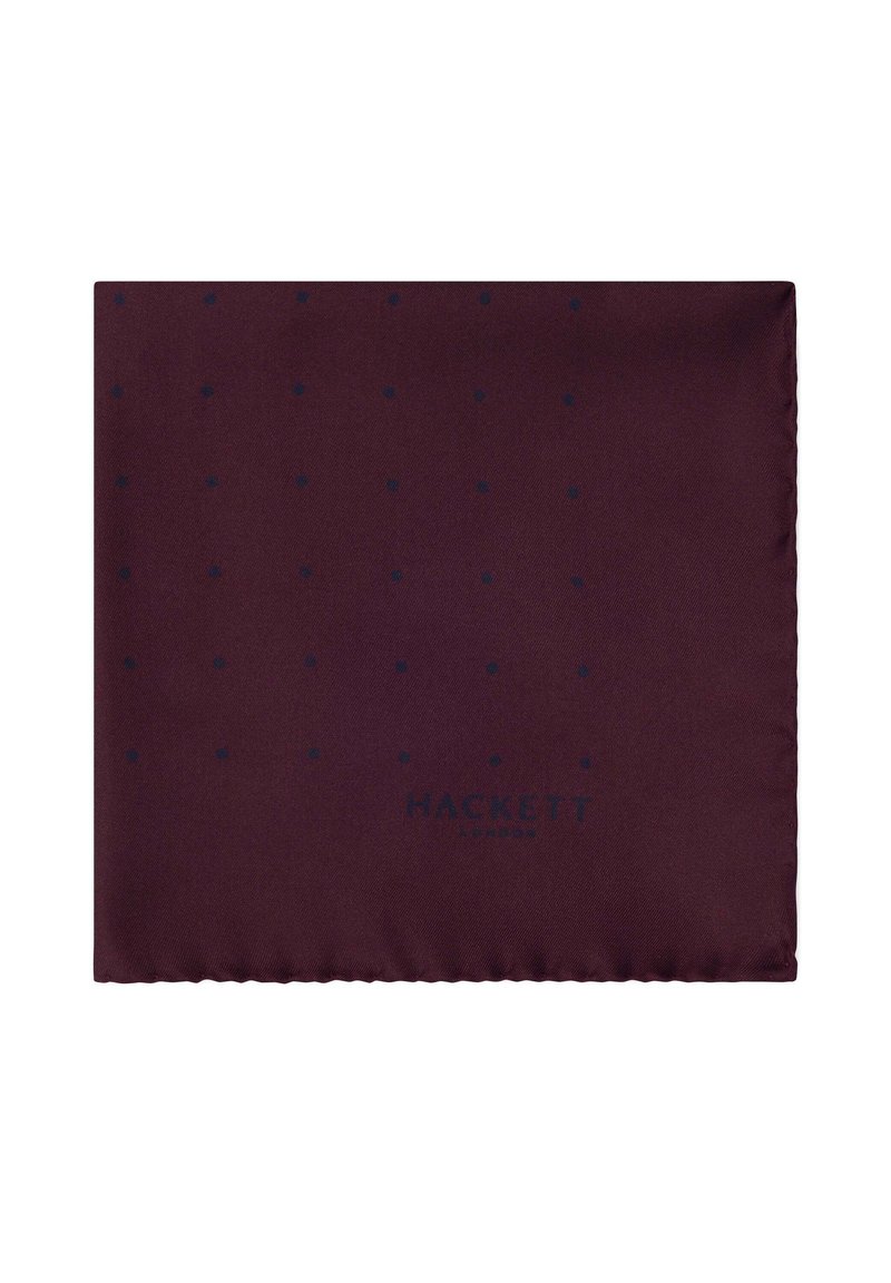 Hackett London POCKET HANDKERCHIEF - Šal - wine navy