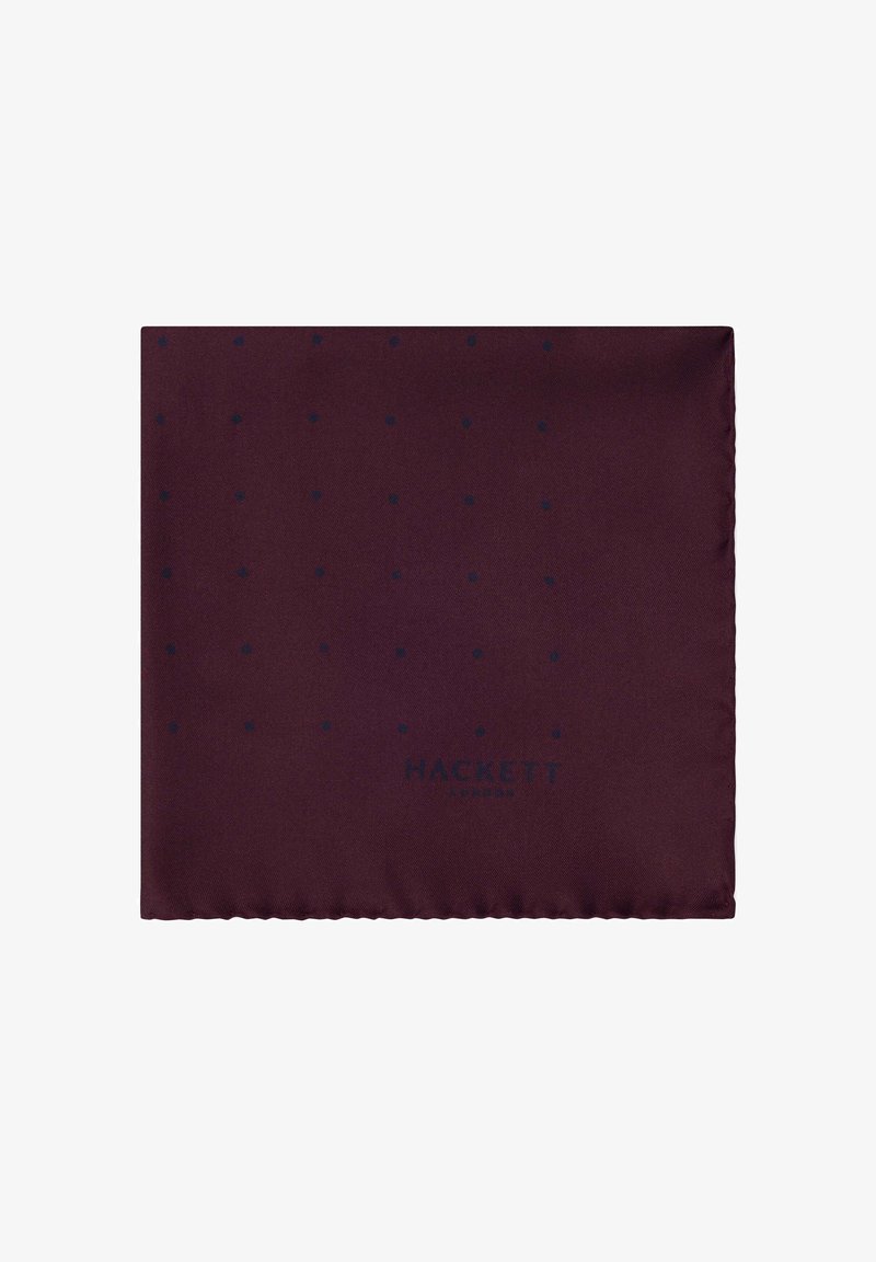 Hackett London POCKET HANDKERCHIEF - Šal - wine navy