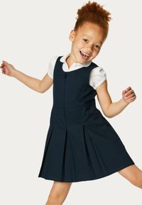 Marks & Spencer PLEATED SCHOOL PINAFORE - Abito a camicia - navy