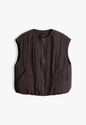 OPUS, CROPPED CRASH FIT - Weste - affogato