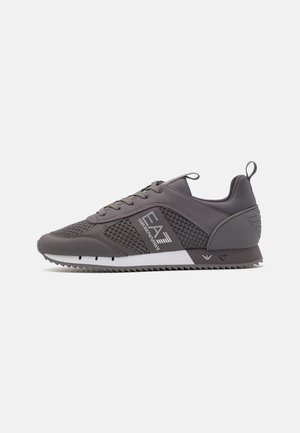 EA7 Emporio Armani LACES UNISEX - Sneakers basse - volcanic glass/silver