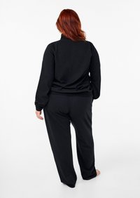 Zizzi Teplákové kalhoty - black