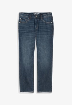 TOM TAILOR, TTMARVIN STRAIGHT - Jeans straight leg - used dark stone blue denim