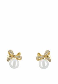 RIBBON BOW - Earrings - gold coloured