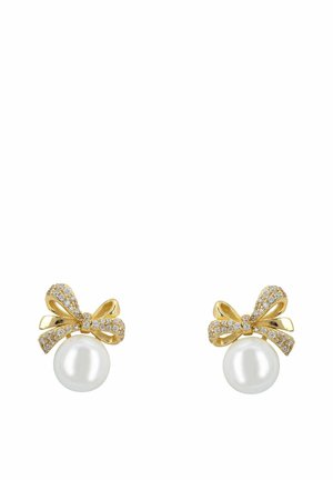 RIBBON BOW - Oorbellen - gold coloured