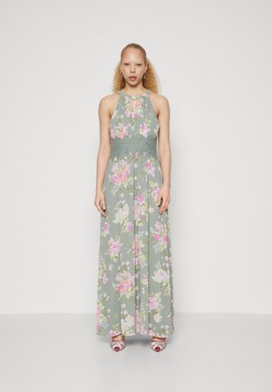 VIMILINA FLOWER MAXI DRESS - Oblečenie na špeciálnu príležitosť - cameo green