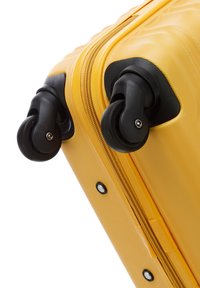 WITTCHEN LARGE SUITCASE WITH LUGGAGE TAG FROM ABS - Valise à roulettes - yellow