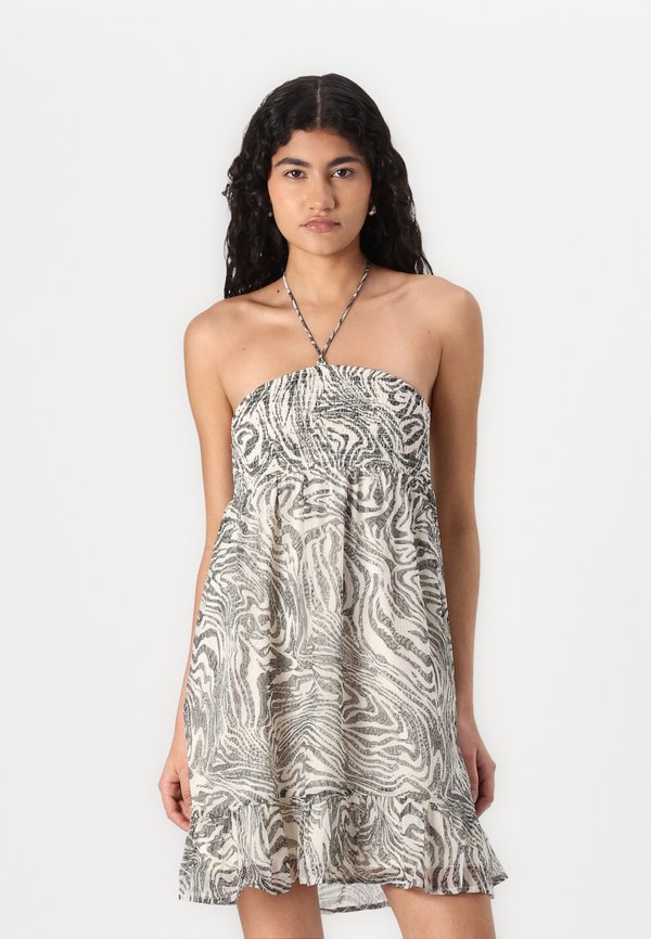 NMFAIRY SHORT SMOCK DRESS - Day dress - birch