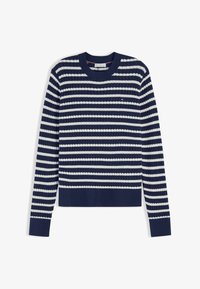 Non sélectionné, breton stripe dark navy/ivory petal