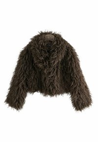 PETITE FIT - SHAGGY - Zimska jakna - chocolate brown