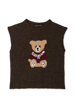 CON ORSETTO - Maglione - marrone