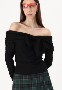 Hollister Co. A-Line Mini Skort - Rövidnadrágok - green