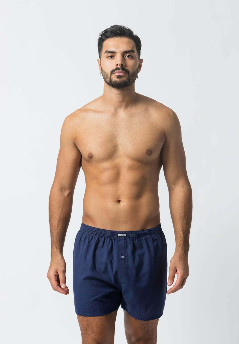 Herren Unterhosen | SNOCKS AMERICAN 3 PACK Boxershorts mix blaue muster/blau - IP50180 Herren Unterhosen | SNOCKS AMERICAN 3 PACK Boxershorts mix blaue muster/blau - IP50180