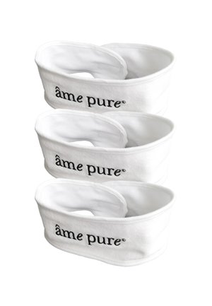 3 x SPA HEADBANDS - STIRNBAND FÜR SPA-BEHANDLUNG, MAKE-UP - Gesichtspflege Zubehör - weiß