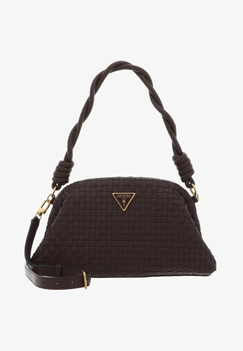 Guess LISBET FRAME - Sac à main - mahogany