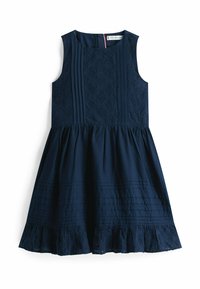 Tommy Hilfiger BRODERIE ANGLAISE  - Vestido informal - dark night navy