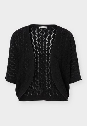 TOM TAILOR, STRUCTURED BOLERO - Gilet - deep black