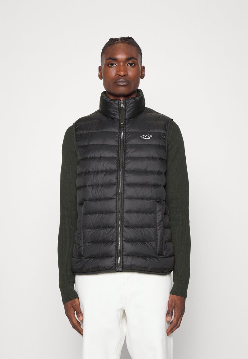Hollister Co. ICON PUFFER VEST Waistcoat black Zalando.de