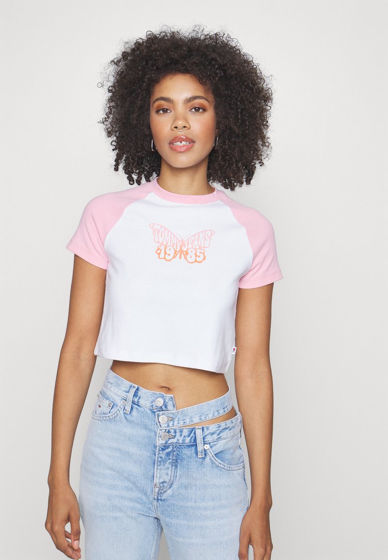 T-shirt Basique Imprimé 0013GH-01 Blanc 0013GH-01