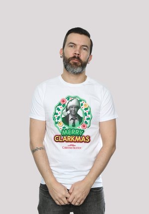 DISNEY NATIONAL LAMPOON'S CHRISTMAS VACATION MERRY CLARKMAS - Print T-shirt - white