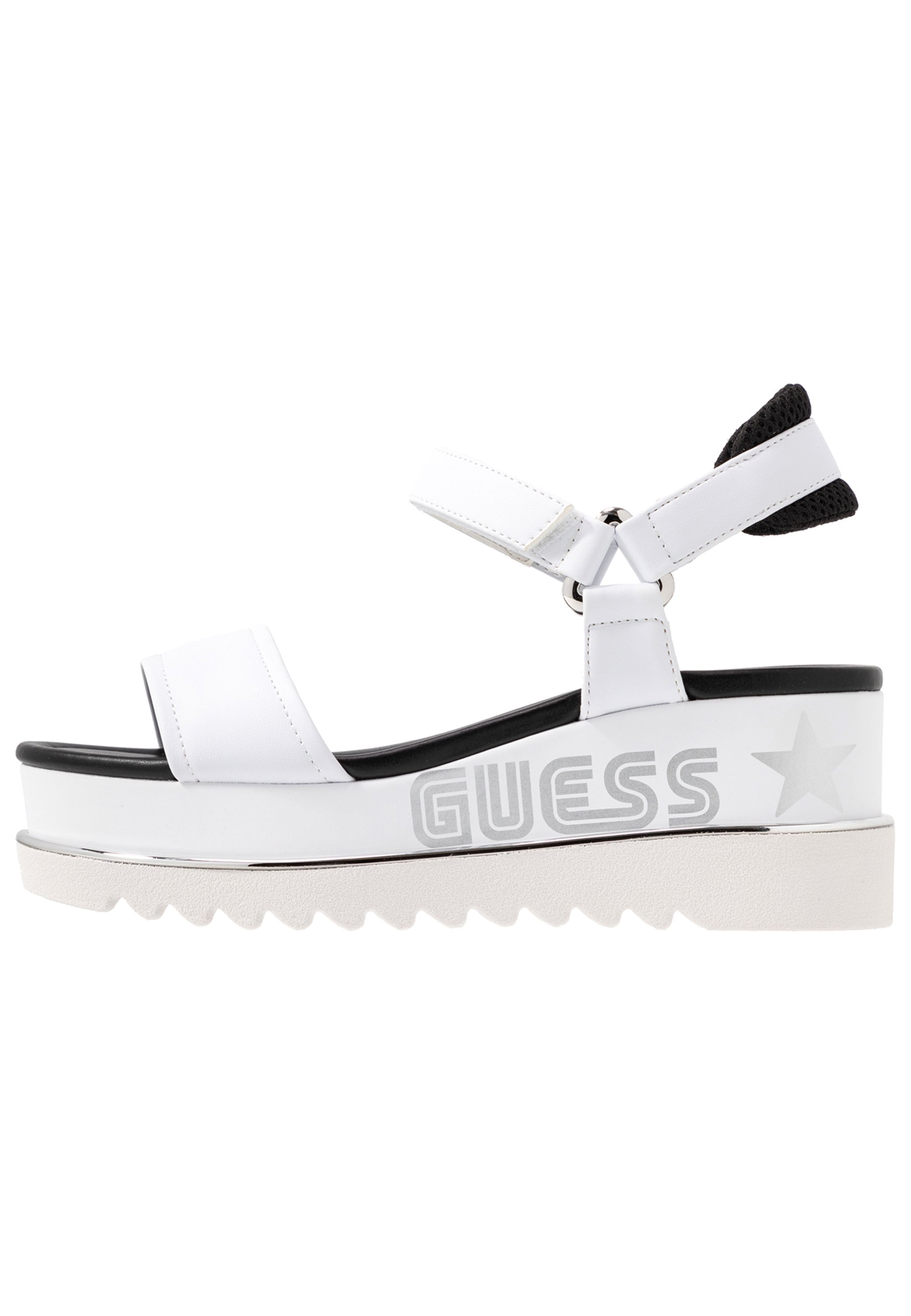 guess platform sandals