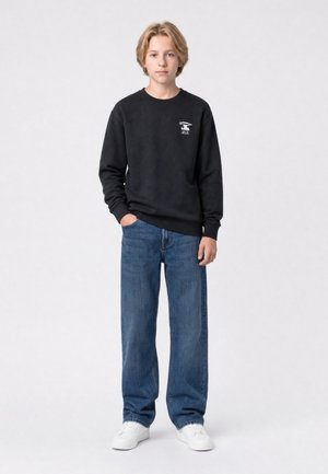 Petrol Industries, GRAPHIC PRINT SWEATER STEELHILL - Sweatshirt - deep black