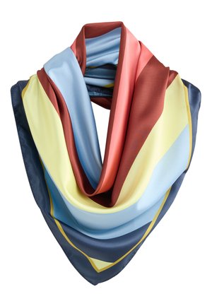 SQUARE SCARF - Sjaal - bright stripe