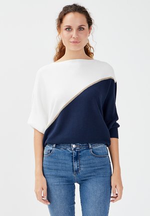 ÄRMEL 3/4 - Pullover - bleu marine