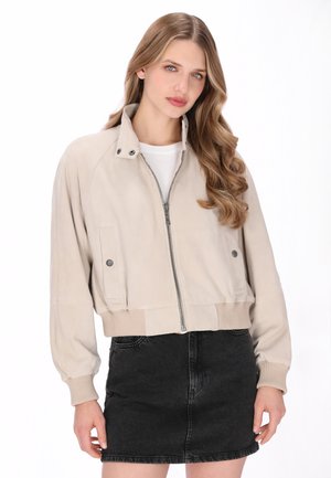 Leren jas - offwhite