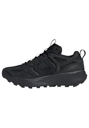 KANTAI - Scarpe da trail running - core black   carbon   carbon