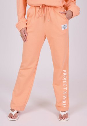 LOGO SCRIPT - Pantalon de survêtement - pêche