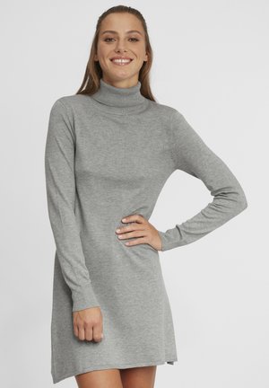 OXWINALA - Vestido de punto - medium grey melange