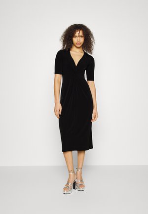 Anna Field Tall CENTER FRONT KNOT LOW MIDI DRESS - Φόρεμα ημέρας - black
