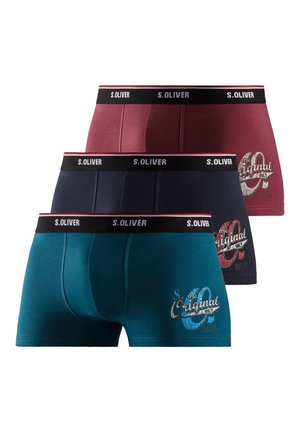 3 PACK - Boxerbriefs - petrol  navy  bordeaux